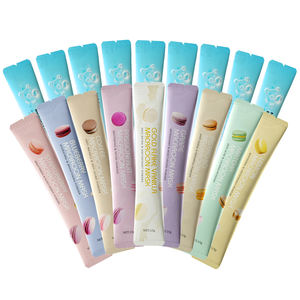 Maschera di frutta Macaron OEM in polvere trasparente idratante sbiancante Peeling Off viso idratante maschera facciale in polvere idro gelatina <span class=keywords><strong>Mas</strong></span> - Product Image 6