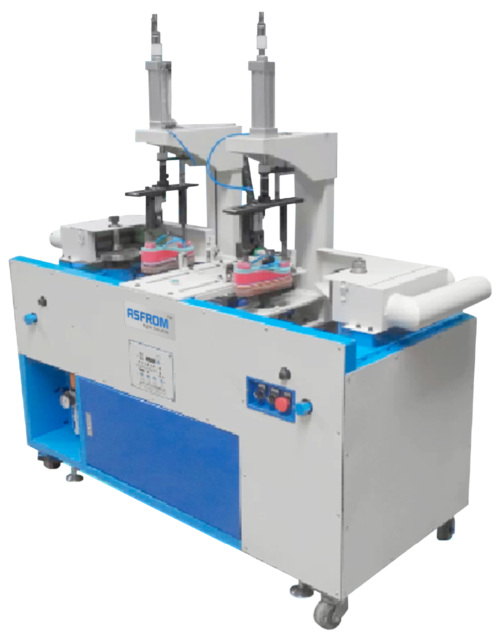 ASFROM EVA PVC Automatic Flip Flop Hole Drilling Machine for Shoes Making