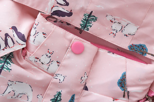 สินค้าใหม่ขายส่งในตลาดจีน เสื้อแจ็คเก็ตสีชมพูสำหรับเด็กผู้หญิง เสื้อโค้ทเด็ก - Product Image 3