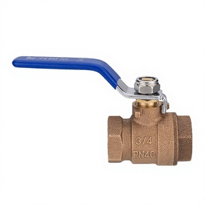 Válvula de Bola de Bronce de 1/2"-2" con Conexión Roscada NPT, Garantía de 1 Año, OEM Personalizable, Mediana - Product Image 2