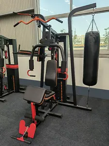 جهاز اللياقة البدنية متعدد الوظائف مخصص بالشعار 3 محطات تدريب القوة مدرب شامل صالة رياضية