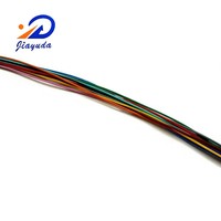 Cable de conversión MPO a LC Simplex de 12 fibras OM3 10G 40G de grado operador con arnés de distribución codificado por colores para concentrador de distribución