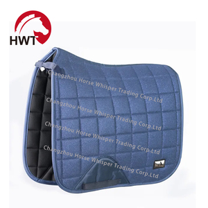 New Fashion Saddle <strong>Pad</strong> Mesh Glitter Fabric Saddle Cloth Equestrian Product - Product Image 1