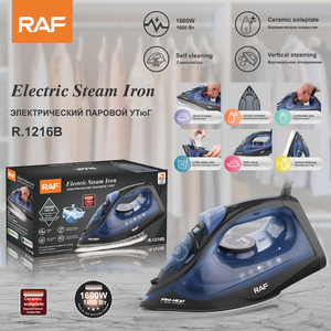 <span class=keywords><strong>Ferro</strong></span> da Stiro <span class=keywords><strong>a</strong></span> Vapore Elettrico 1600W con Piastra in Ceramica, Funzione Autopulente e Spray d'Acqua - Product Image 2