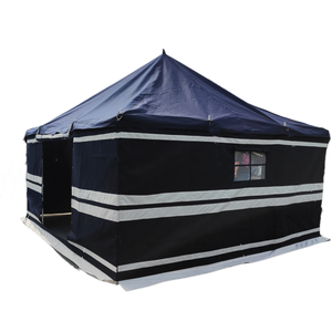 Meilleure tente carrée en acier, une chambre, <span class=keywords><strong>toile</strong></span> quatre saisons bleue/noire, capacité 10-20 personnes, imperméable et coupe-vent pour l'extérieur - Product Image 4