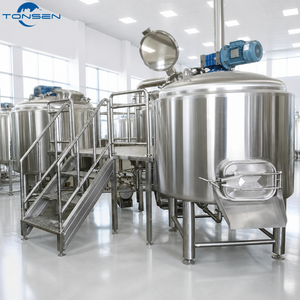 Équipement de brassage de bière clé en main Tonsen Industrial 2000L-10000L en acier inoxydable, système de brasserie 20HL 50HL 100HL à vendre - Product Image 1