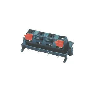 spring loaded speaker terminals din rail terminal block