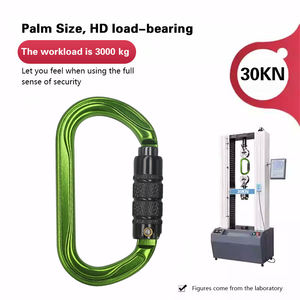 Mosquetón de Aluminio de Alta Calidad de 30KN al Por Mayor con Logo Personalizado Gancho de Metal de Gran Venta para Escalada Hamaca y Minería - Product Image 4