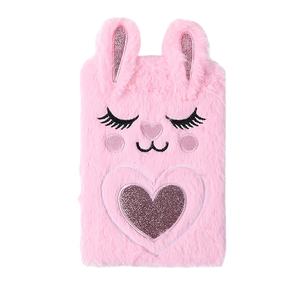 Couverture de lapin en fourrure pour enfants, dessin animé, doux, pour les é<span class=keywords><strong>l</strong></span>èves du primaire, <span class=keywords><strong>Agenda</strong></span> - Product Image 1