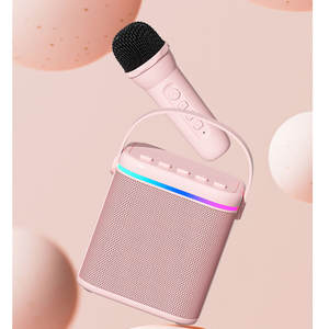 Altavoz de <span class=keywords><strong>Karaoke</strong></span> Altavoz colorido para niños <span class=keywords><strong>Micrófono</strong></span> Inalámbrico portátil Precio al por mayor Suministro de fábrica Más vendido - Product Image 5
