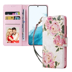 Custodia a Portafoglio in Pelle con Protezione RFID e Stampa <span class=keywords><strong>Oro</strong></span> per <span class=keywords><strong>iPhone</strong></span> 17 16 Pro Max 15 Plus 14 13 12 Mini <span class=keywords><strong>11</strong></span> 7 8 XR con Funzione Stand - Product Image 2