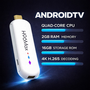 สินค้ามาใหม่ H96Max M20 4K HD <span class=keywords><strong>TV</strong></span> Stick <span class=keywords><strong>Android</strong></span> 14 Quad Core 2G+16G Dual WiFi BT ควบคุมด้วยเสียง สมาร์ทสตรีมมิ่งมีเดียเพลเยอร์ - Product Image 3