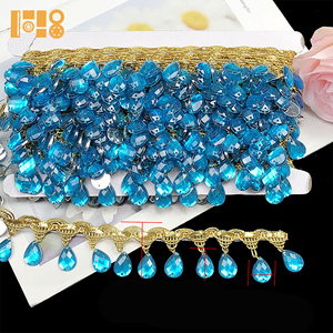 New đa màu sắc chùa Acrylic treo thạch handmade DIY ren sequin trang trí phụ kiện ren - Product Image 5