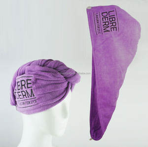 Compact Women Curly Twist White <strong>Towels</strong> for <strong>Hair</strong> Extensions Cap Dryer Dressing Salon Supplies Light Thin <strong>Micro</strong> <strong>Fibre</strong> <strong>Hair</strong> <strong>Towel</strong> - Product Image 1