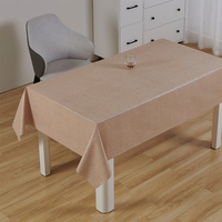Nappe de table RNPT bleu clair faite à la main, couleur unie, 140*200CM, design italien, nappe imprimée en PVC, facile à nettoyer