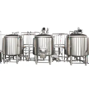 1000升啤酒设备10HL啤酒厂，配有土豆泥屯、劳特屯和水壶/漩涡屯
