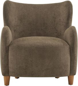 Fauteuil Auden en velours rembourré avec dossier incurvé et assise moelleuse pour salon et lecture, par <span class=keywords><strong>Christopher</strong></span> Knight Home - Product Image 5