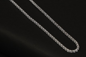 สร้อยคอคลาสสิกเงินแท้ 64% รุ่นร่วมสมัยจาก SATVA SILVER พร้อมโซ่เคลือบโรเดียมสำหรับงานปาร์ตี้ - Product Image 3