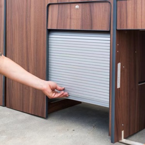 Funiture Roll Up Door RV Toilet Slat ABS Caravan Camper Van armadio serranda serranda avvolgibile in PVC <span class=keywords><strong>per</strong></span> armadio da cucina - Product Image 1