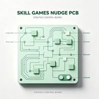 Placa PCB para Máquina de Juegos de Habilidad, Placa de Circuito PCBA SMT Personalizada para Máquina de Juegos de Arcade que Funciona con Monedas