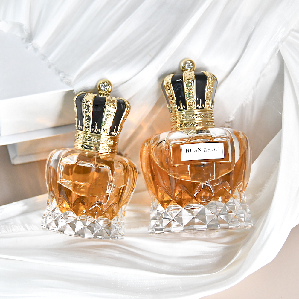Vintage Perfume Perfume Bottle With Bow On Top Vintage Crystal
