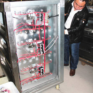 Oven <span class=keywords><strong>Pizza</strong></span> untuk memanggang roti, peralatan toko roti industri komersial, Oven <span class=keywords><strong>Pizza</strong></span> dek Gas dan elektrik - Product Image 3