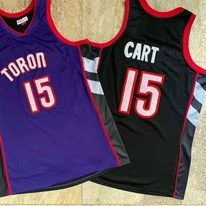 Maillots de basket-ball pour hommes, vente en gros de maillots en maille d'entraînement d'été de style équipe imprimés, grande taille, caractéristique respirante - Product Image 1