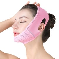 Sangle faciale réutilisable, masque de ligne en V, double mentonnière, ceinture en forme de V pour la décoration de fête, G25-03