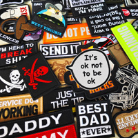 Patchs tactiques brodés à crochets et boucles aléatoires, badges tactiques pour la personnalisation sur sacs, sacs à dos et chapeaux