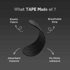 Tiras Hipoalergénicas para la Boca para Dormir, Cintas Transpirables para la Boca para Personas que Respiran por la Boca, Dispositivos Anti Ronquidos - Product Image 4