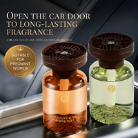 Diffuseur de parfum de luxe pour voiture, flacon en verre, huile essentielle, désodorisant, parfum, arôme, déodorant, décoration intérieure de véhicule