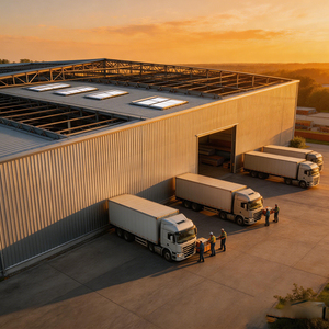 โครงสร้างเหล็กชุบสังกะสี อาคารโครงสร้างเหล็กพีบี โรงเก็บของโครงสร้างเหล็ก ชิ้นส่วนประกอบที่ทนทานต่อสภาพอากาศ - Product Image 2