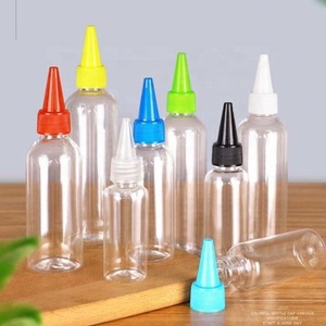 Hot 20/30/50/100ml ml Transparent Plastic sharp Mouth Pointed-neck <b>Bottle</b> Small Sub-packed Watercolor Paint Squeeze <b>Bottles</b> - Product Image 3