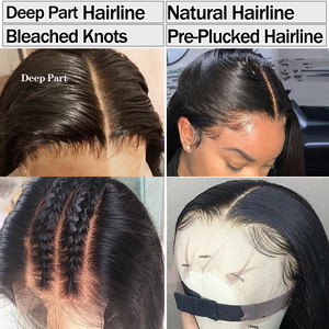 Pre Geplukt Zwitserse Hd Kant Frontale Vendor, Hd Transparante Frontale Vetersluiting 13X6 Met Bundel, oor Tot Oor Kant Frontale 13x4 - Product Image 4