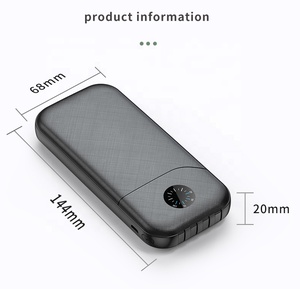 FeGobe Original 10000mAh Power Bank Cargador portátil fácil <span class=keywords><strong>de</strong></span> llevar con cable incorporado Entrada Micro USB y potencia <span class=keywords><strong>de</strong></span> salida <span class=keywords><strong>de</strong></span> 10W - Product Image 4