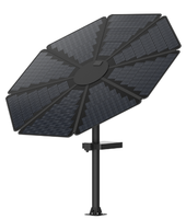 Contrôleur de charge solaire MPPT OEM en silicium monocristallin pour système de montage au sol domestique, compatible batteries lithium-ion