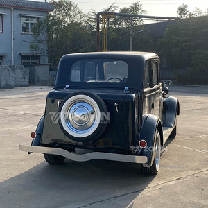 Voiture électrique noire rétro vintage la plus vendue pour adultes – Véhicule de loisirs et de tourisme classique - Product Image 5