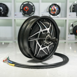มอเตอร์ฮับไร้แปรงถ่าน YMMOTOR 2000W ดีไซน์ใหม่ เหมาะสำหรับดัดแปลงสกู๊ตเตอร์และมอเตอร์ไซค์ รุ่น YM-GT-122000 แรงบิดสูง ให้พลังงานสูง - Product Image 3