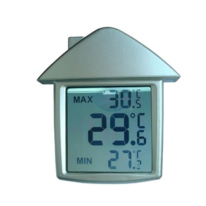 <strong>House</strong> Shape Digital Indoor <strong>Thermometer</strong> with Suction - Product Image 1