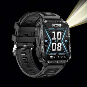Reloj Inteligente Deportivo KT79 con Pantalla HD de 1.96 Pulgadas, Resistente al Agua hasta 3 ATM, Batería de Larga Duración de 5 a 10 Días, Luz UV - Product Image 1