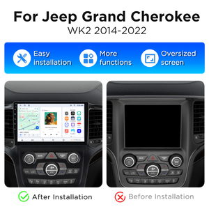 Radio para Auto Junsun con Carplay Inalámbrico para Jeep Grand Cherokee WK2 2014-2022, GPS, Navegación, Multimedia, Reproductor de Video Android - Product Image 2
