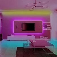 Guirlandes lumineuses intelligentes TSINYE RGB à changement de couleur pour l'extérieur, avec télécommande et contrôle par application, tubes LED flexibles pour chambre à coucher