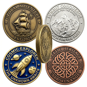 Moneda Personalizada de Metal 3D para Eventos de Carreras de Veleros, Monedas de Colección de Exploración Marítima para Europa, Moneda de Navegación Náutica - Product Image 1
