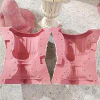 RF Garden Statue Cement Fiberglass Rubber Planter Mold Home Decoration Fiberglass Silicone Concrete Flower Pot Moulds for Sale