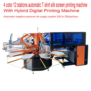Impresora Digital Híbrida de 4 Colores con Serigrafía Octopus y Máquina Automática de Impresión de Camisetas DTG - Product Image 5