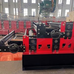 Machine de production de tuiles isolantes en acier coloré double couche - Presse à tuiles double couche entièrement automatique - Product Image 3