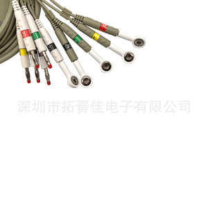 TogeeKa Banana <b>Plug</b> To Clip ECG Lead <b>Adapters</b> 10pcs Plastic Medical Connector For Electrode Pad Use - Product Image 3