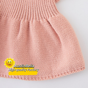 Pull-over en tricot de couleur unie <span class=keywords><strong>pour</strong></span> bébé fille, de haute qualité, écologique, personnalisé, automne, 100% coton, AUSTINBELLA 2140 - Product Image 5