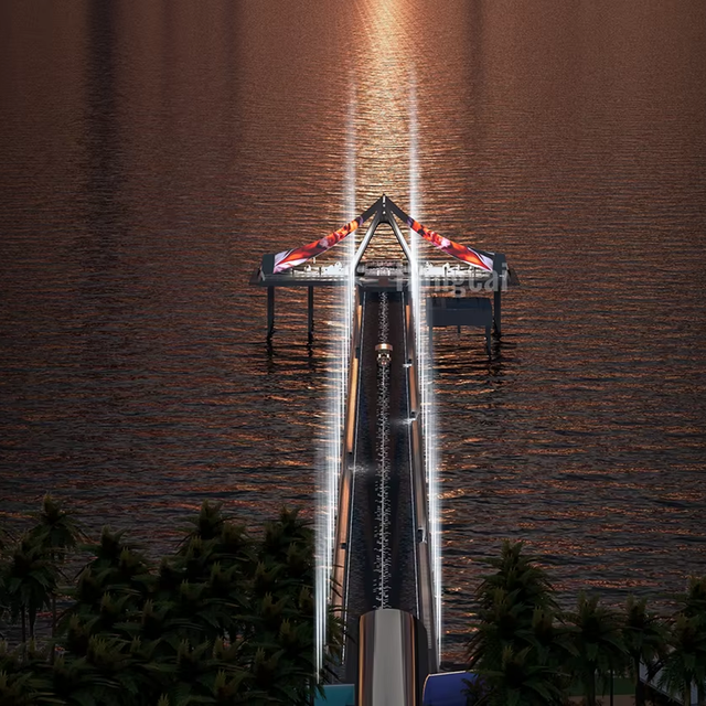 OEM&ODM Light up Bridge LED Outdoor Decorative Bridge Light Design Service Customized for Famous Smart Outside Lighting Project