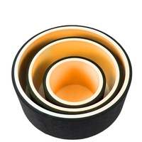 Rouleaux de fitness et roues de yoga en mousse ABS+EVA personnalisables avec logo, équipement de gym et yoga économique, taille personnalisée, lot de 50 pièces, 2021-3-17-1
